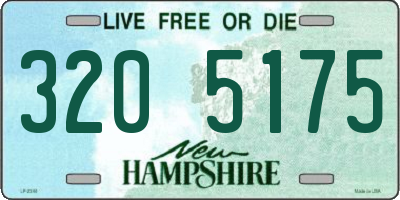 NH license plate 3205175