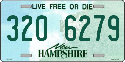 NH license plate 3206279