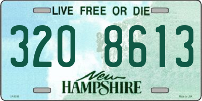 NH license plate 3208613