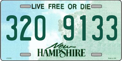 NH license plate 3209133