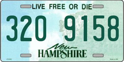 NH license plate 3209158