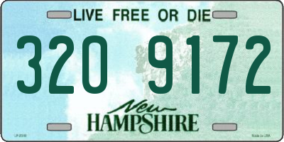 NH license plate 3209172
