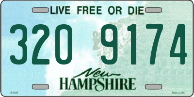 NH license plate 3209174