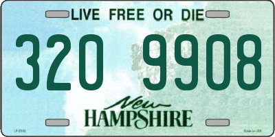 NH license plate 3209908