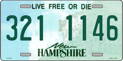 NH license plate 3211146