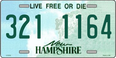 NH license plate 3211164