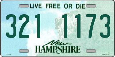 NH license plate 3211173