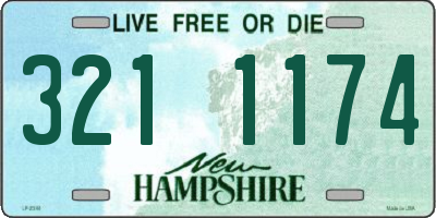 NH license plate 3211174