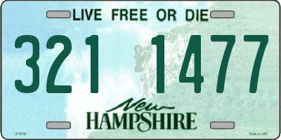 NH license plate 3211477