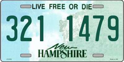 NH license plate 3211479
