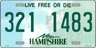 NH license plate 3211483