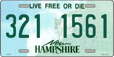 NH license plate 3211561
