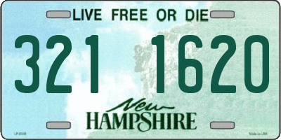 NH license plate 3211620