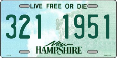 NH license plate 3211951