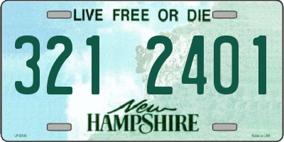 NH license plate 3212401