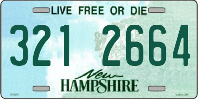 NH license plate 3212664