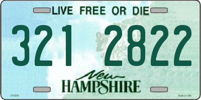 NH license plate 3212822