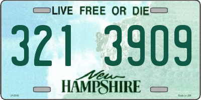 NH license plate 3213909