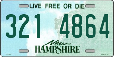 NH license plate 3214864