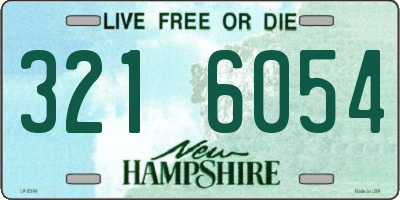 NH license plate 3216054