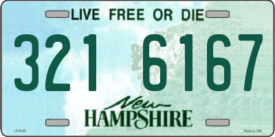 NH license plate 3216167