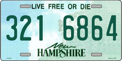 NH license plate 3216864