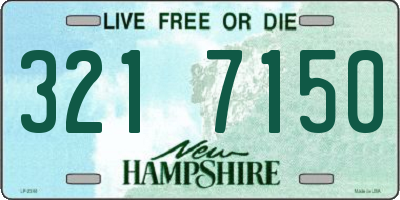 NH license plate 3217150