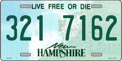 NH license plate 3217162