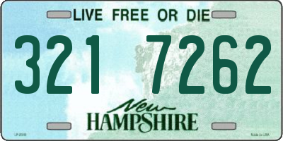 NH license plate 3217262