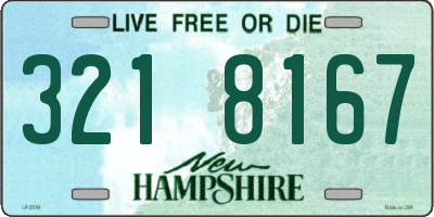 NH license plate 3218167