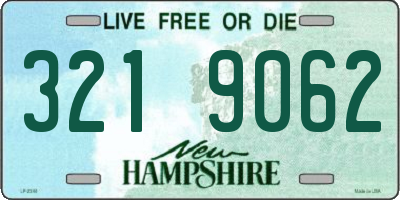 NH license plate 3219062
