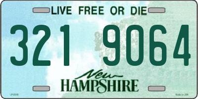 NH license plate 3219064
