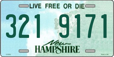 NH license plate 3219171