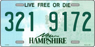 NH license plate 3219172