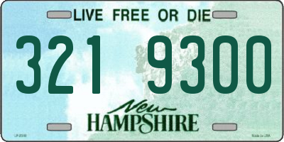 NH license plate 3219300