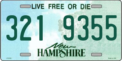 NH license plate 3219355