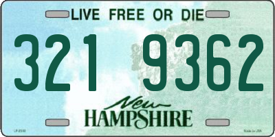 NH license plate 3219362