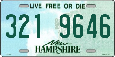 NH license plate 3219646