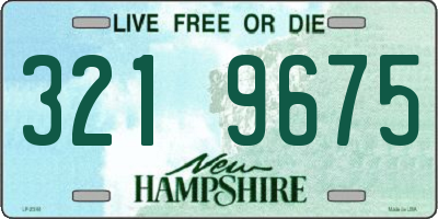 NH license plate 3219675