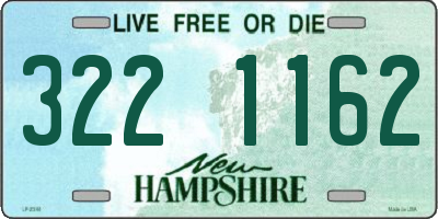NH license plate 3221162