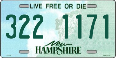 NH license plate 3221171