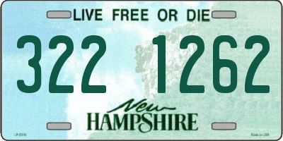 NH license plate 3221262