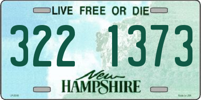 NH license plate 3221373