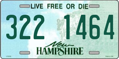 NH license plate 3221464
