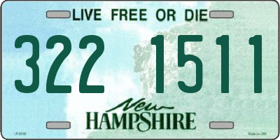 NH license plate 3221511