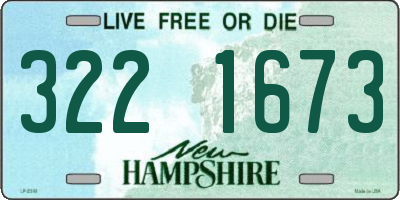 NH license plate 3221673