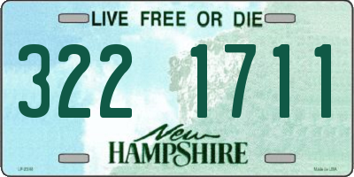 NH license plate 3221711