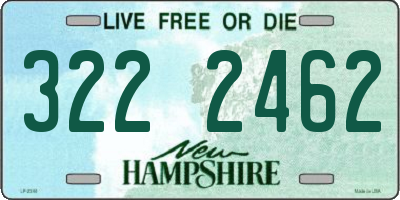 NH license plate 3222462