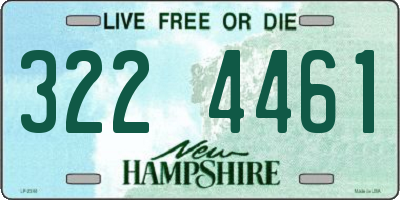 NH license plate 3224461