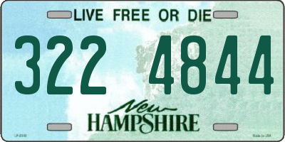 NH license plate 3224844
